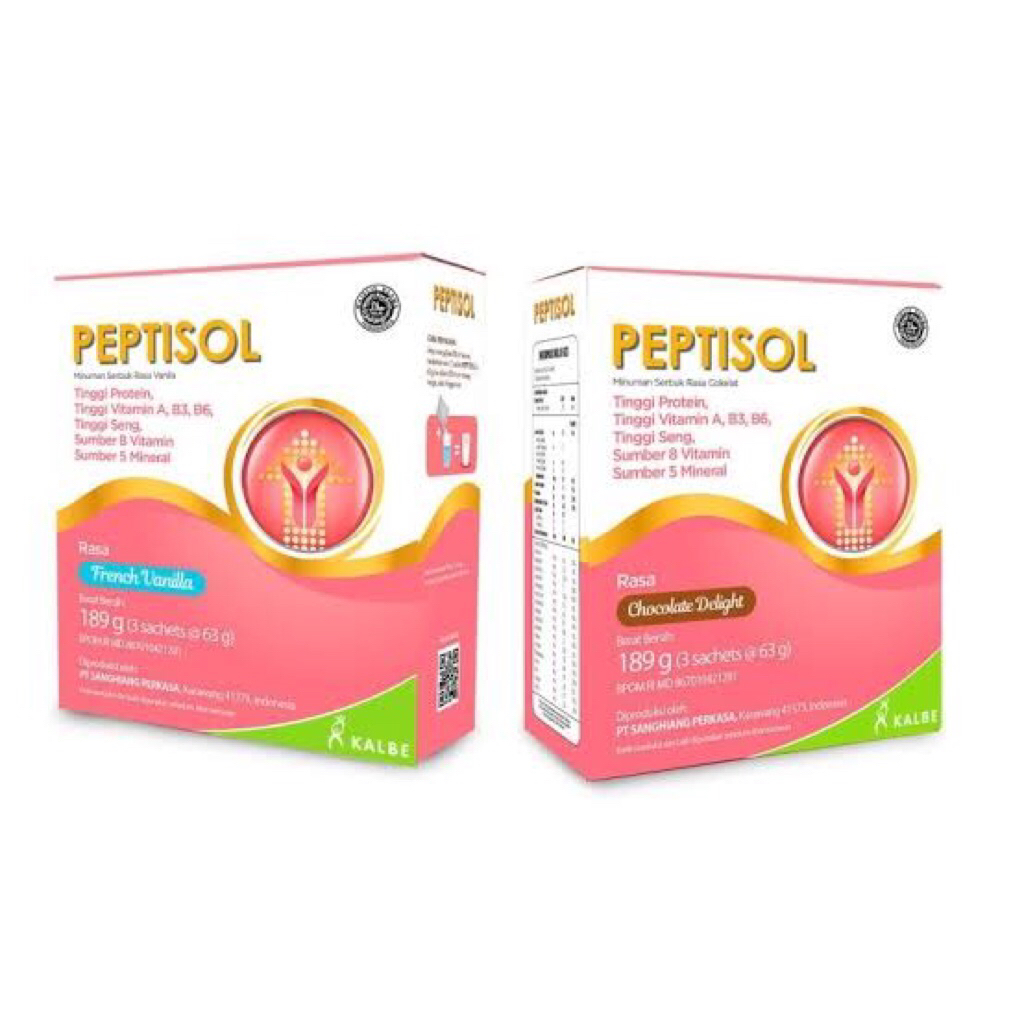 

Peptisol Rasa Vanila & Coklat Kemasan 189g