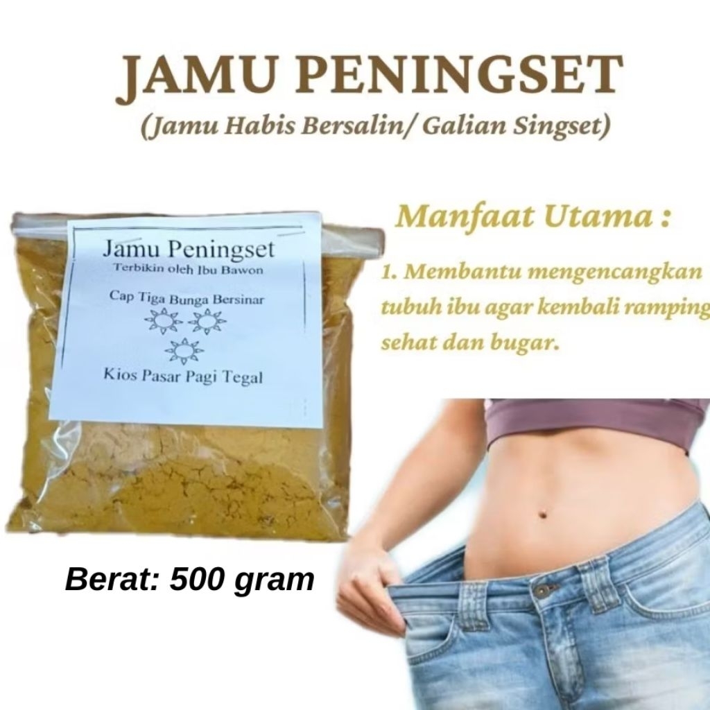 

Jamu Peningset 500 gram / Galian Singset 500 gram (1/2kg)