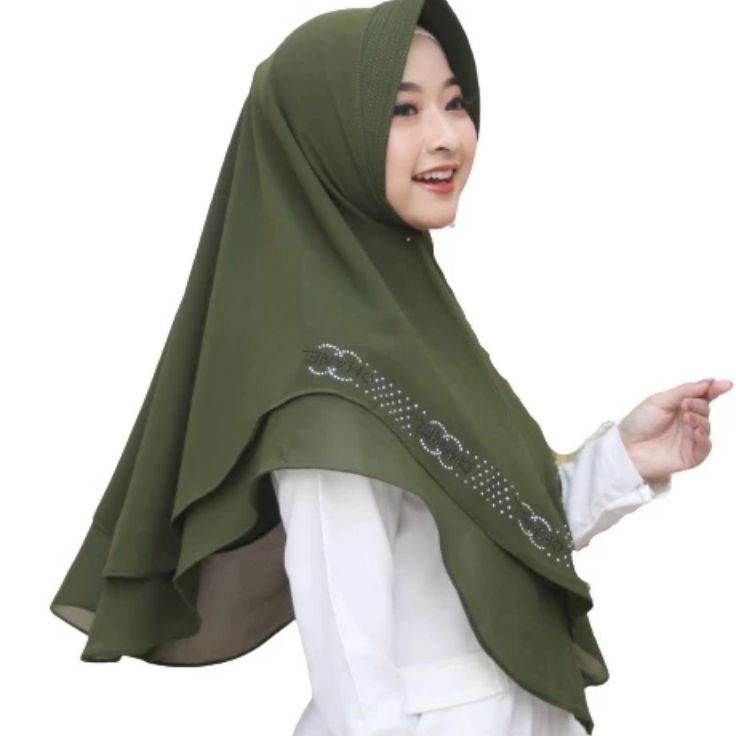 HIJAB PAYET CHANEL SUPER COLLHIJAB CERUTY DUA LAYER HIJAB INSTAN KERUDUNG INSTAN TERBARU BY RIZKY CO