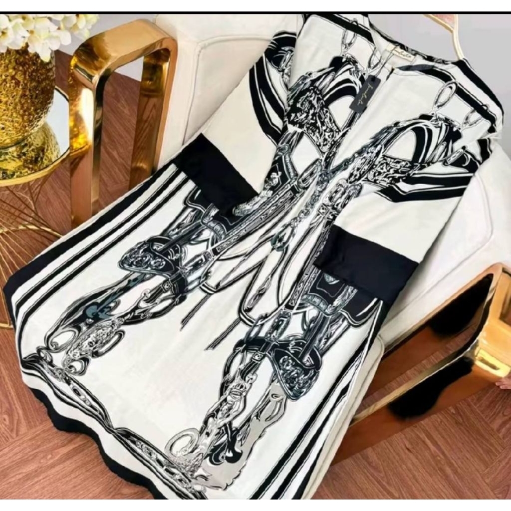 daster 7/8 gamis lengan 7/8