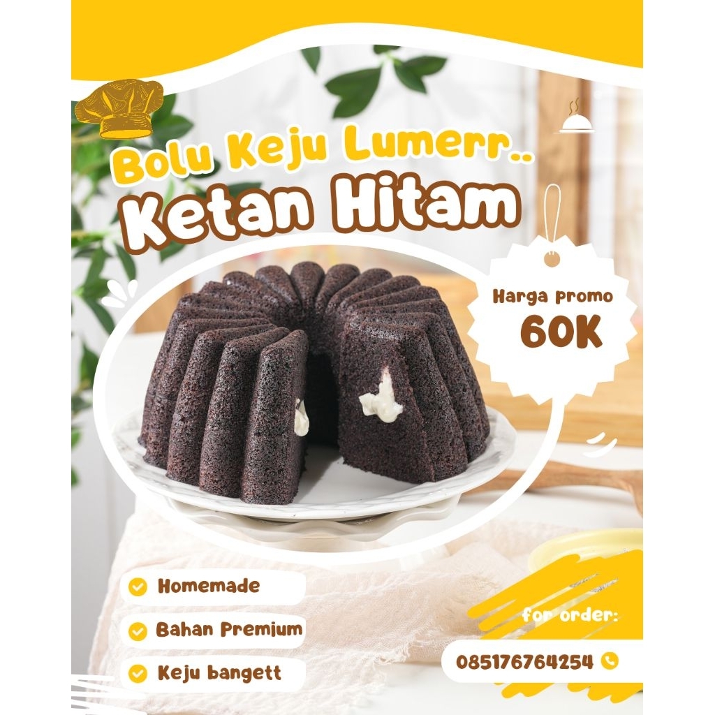 

Bolu Keju Lumer Ketan Hitam