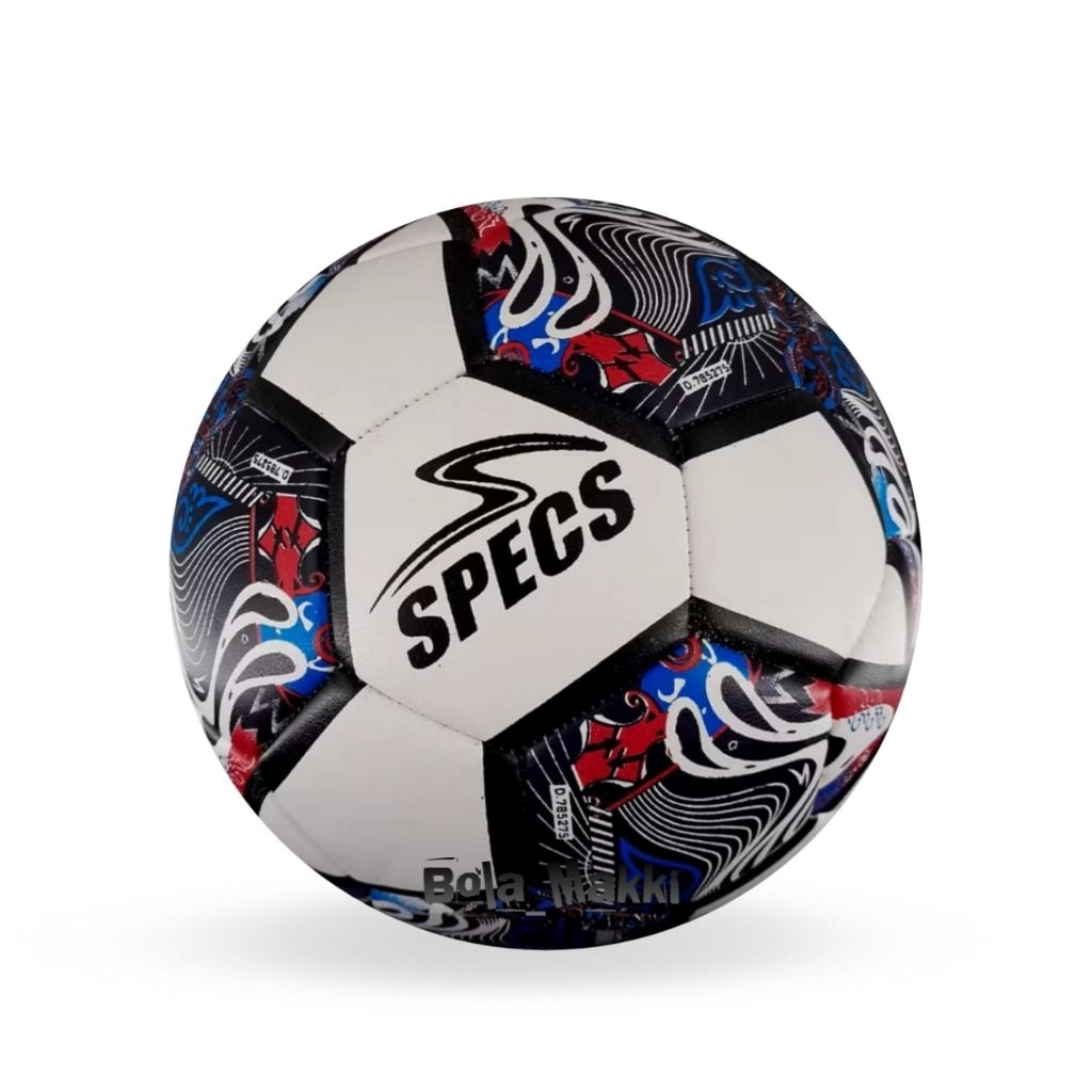 Bola Sepak SPECS Size 5 Bola Kaki Specs Batik Illuzion Jahit No 5
