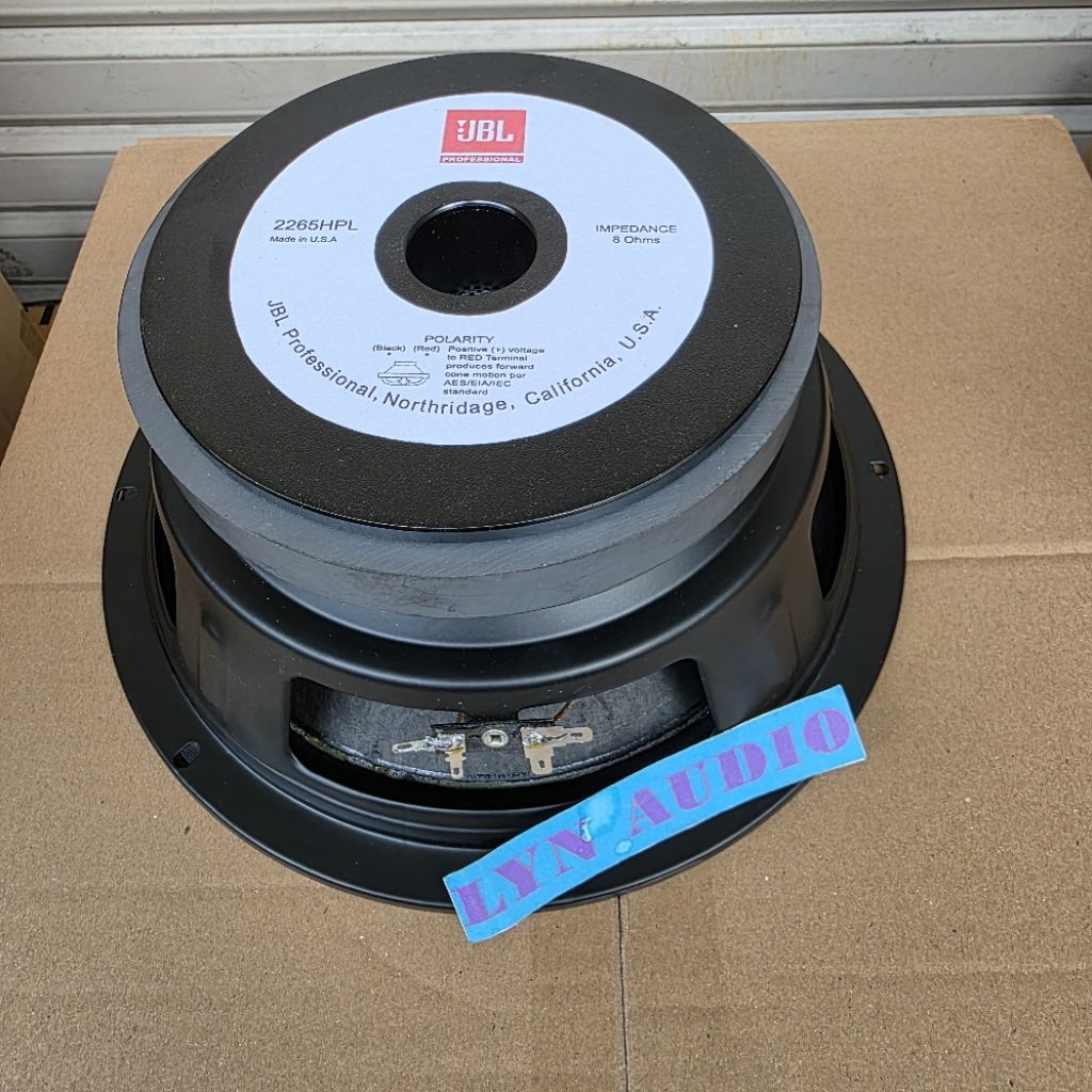 SPEAKER COMPONENT JBL 10 INCH FULL RANGE 10/2265 10-2265HPL
