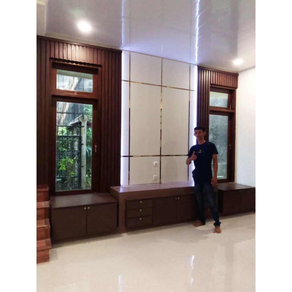 backdrop tv minimalis , backdrop tv mewah