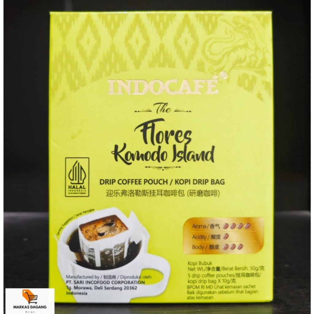 

Indocafe The Flores Komodo Island Drip Coffee Pouch