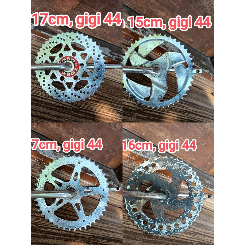 Crank Sepeda BMX Kondisi Second