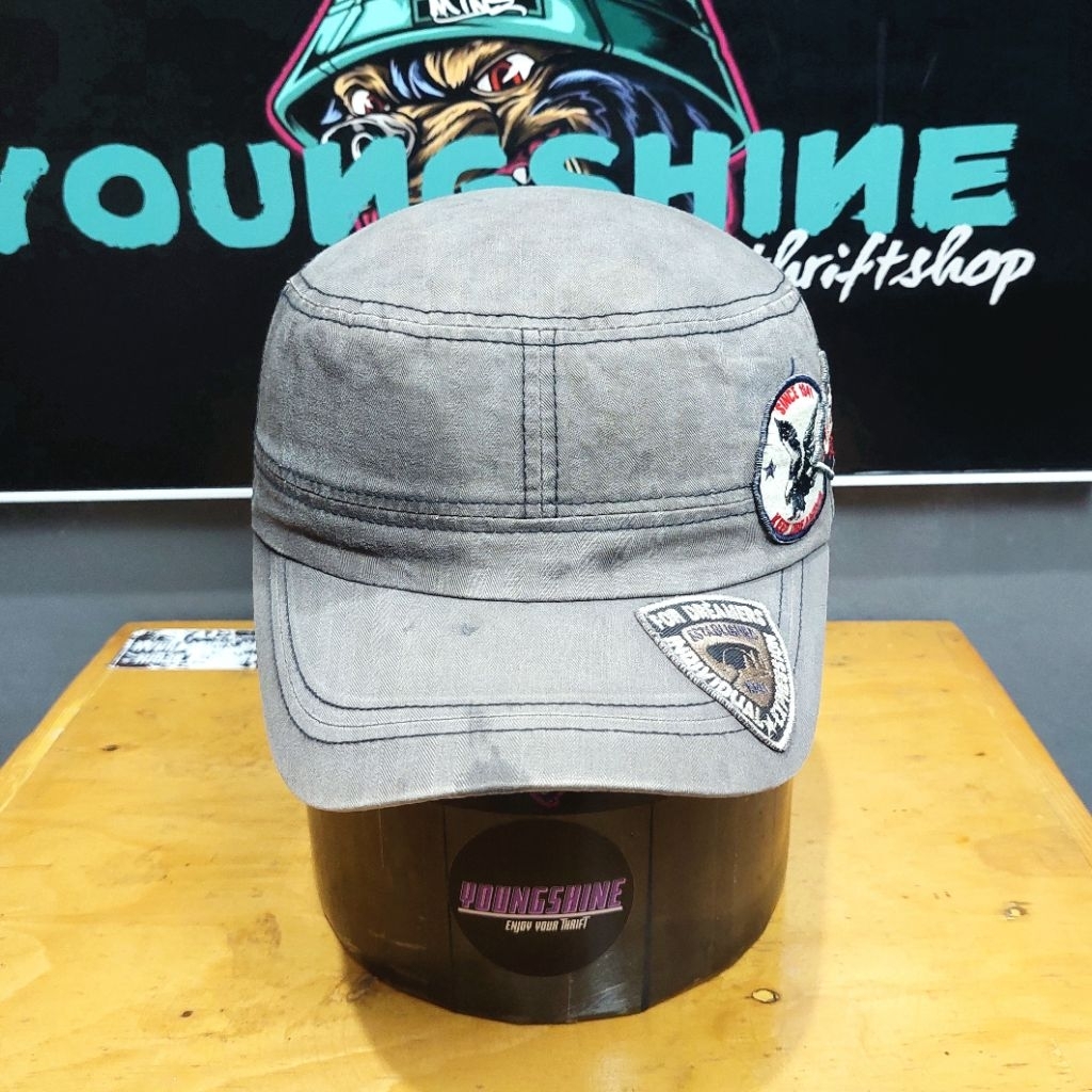 Topi Komando Jeep Spirit logo patch original