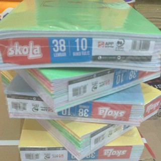 

Okey - Buku Tulis Okey/Skola 38 Lembar 10pcs Polos Warna