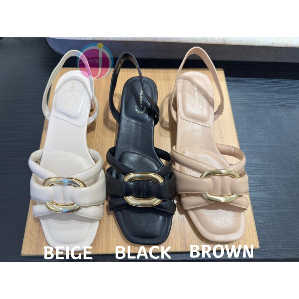 Sandal Wedges Tali Wanita Urban&Co Cherrie