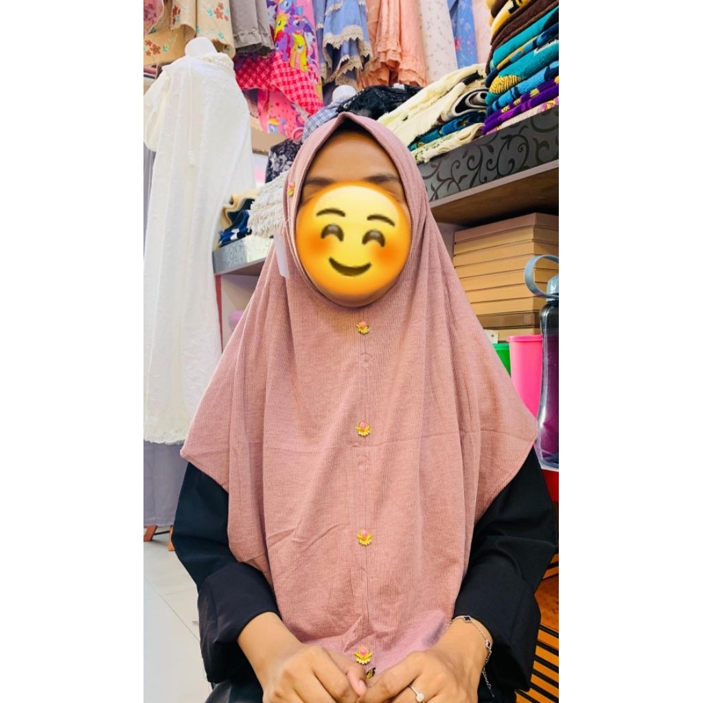 HIJAB SORONG KENIT MALAY TULIP SIZE L BY AHFI