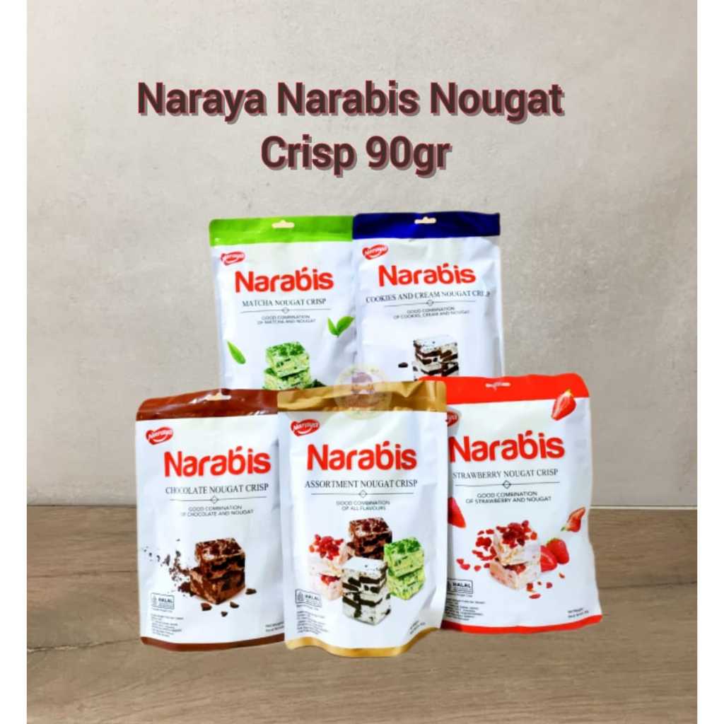 

Narabis nougat crisp assorted strawberry matcha chocolate cookies ( scp )