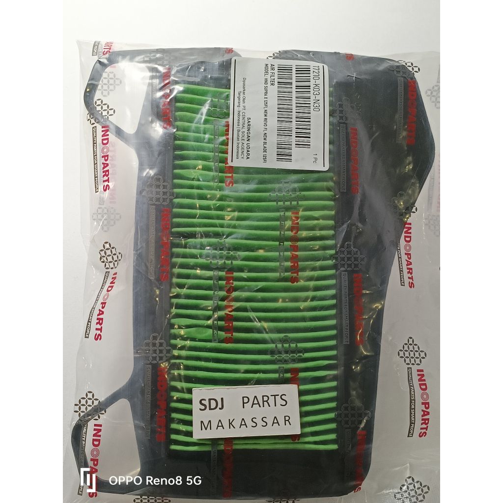 Filter udara ( Gabus Filter ) Honda INDOPARTS