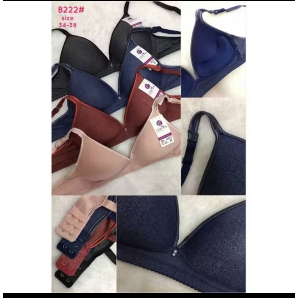 Bra / Bh busa tipis tanpa kawat Chelyne 222