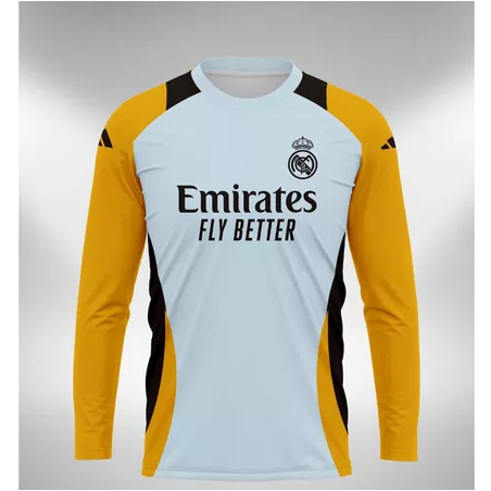 Jersey Madrid Training Lengan Panjang 2024 2025