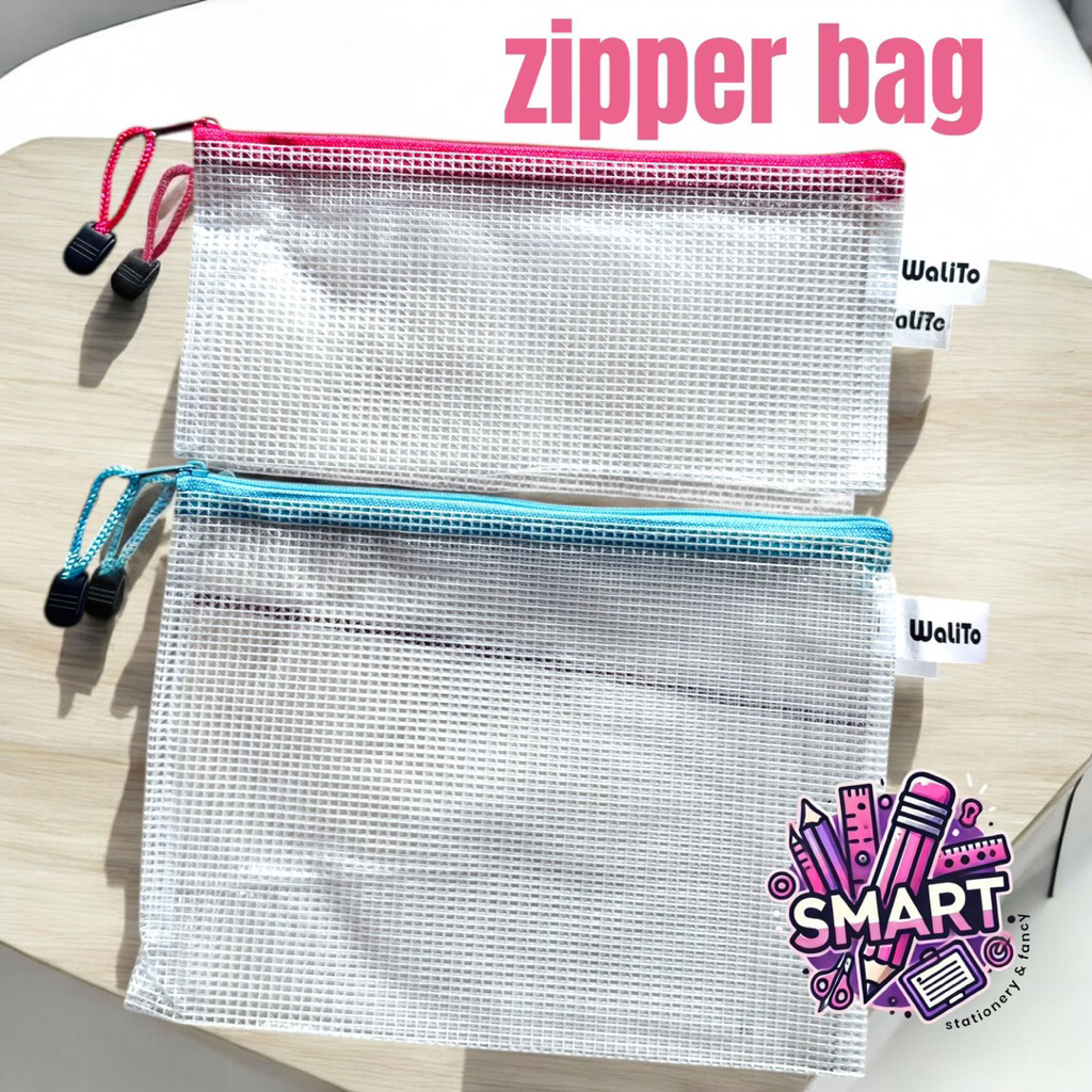 

ZIPPER BAG A5 & A6 TRANSPARAN