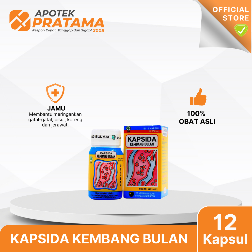 BERSIH DARAH KAPSIDA / KAPSIDA KAPSUL 12'S