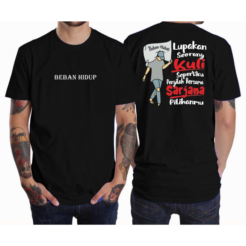 kaos hitam pria, kaos hitam wanita, kaos hitam lengan pendek,kaos hitam SEMI COTTON 24s, kaos hitam 