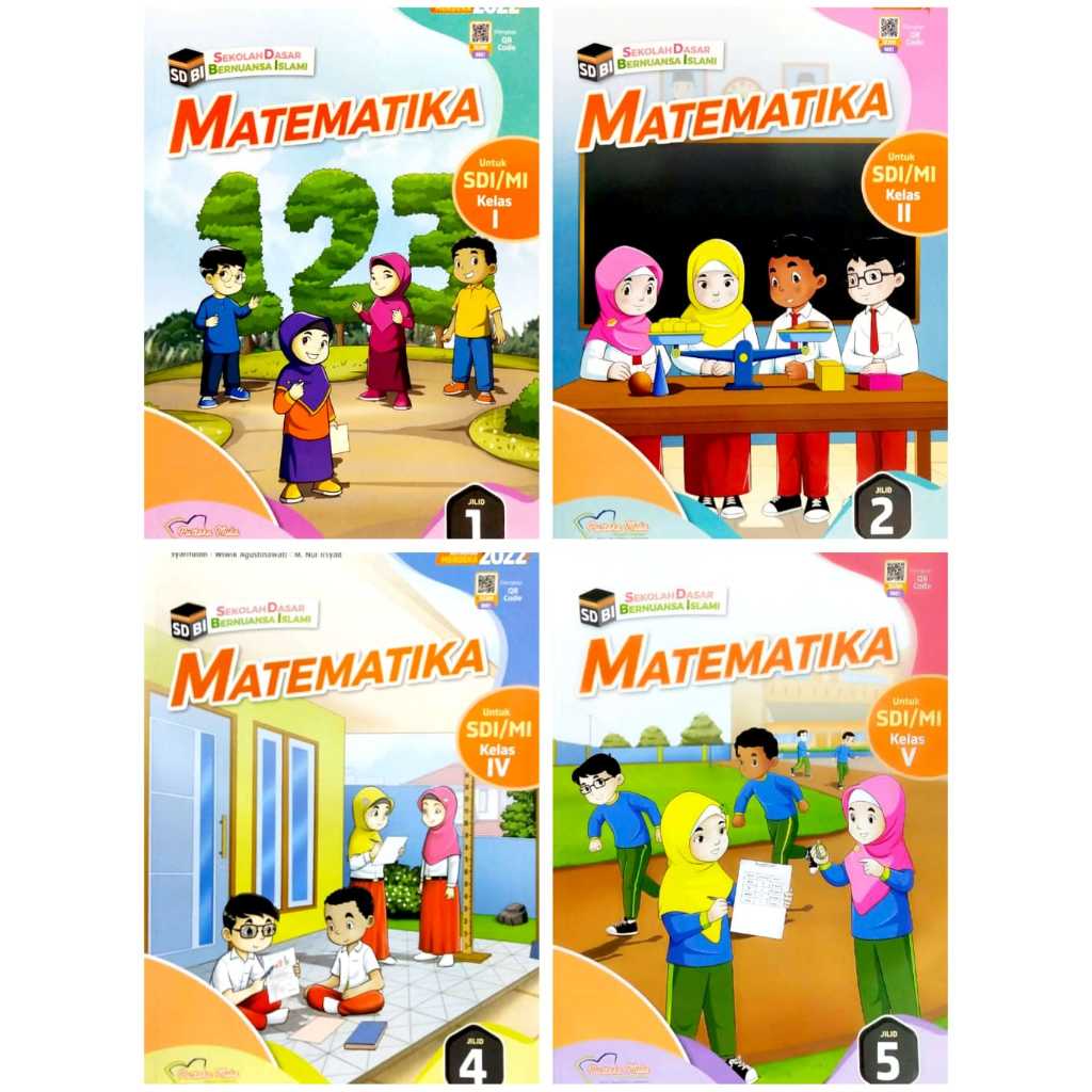 Buku Paket Matematika Seri SDBI SD/MI Pustaka Mulia Kurikulum Merdeka