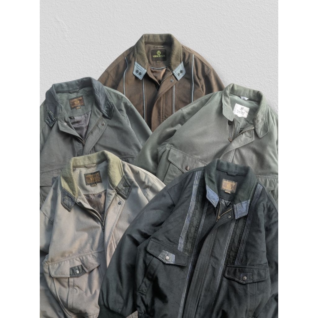 Vintage Flight Suede / Harrington Jacket / Windbreaker Jacket / Varsity Jacket / Vintage Jacket