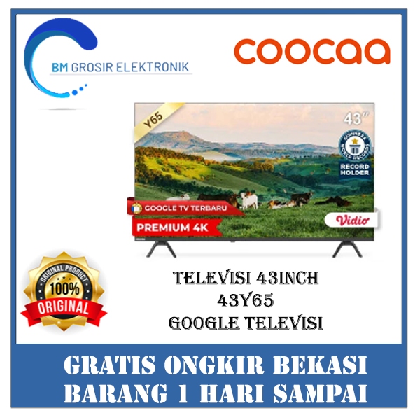COOCAA TV 43Y65 TV 43INCH GOOGLE TV 4K