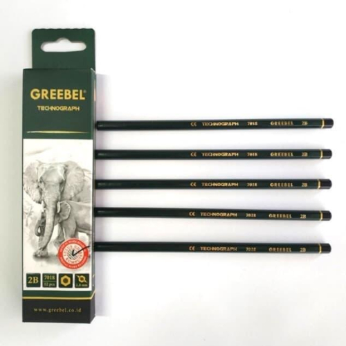 

PENSIL 2B 7018 GREEBEL (12PC) TECHNOGRAPH 2,8 mm