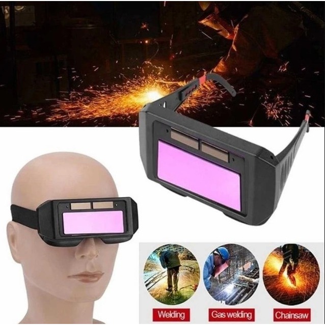 Kacamata Las Otomatis Welding Glasses Auto Darkness Kacamata Tukang Las Anti Silau