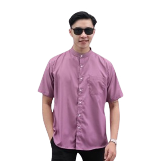 AGP - Baju Koko Lengan Pendek Lilac