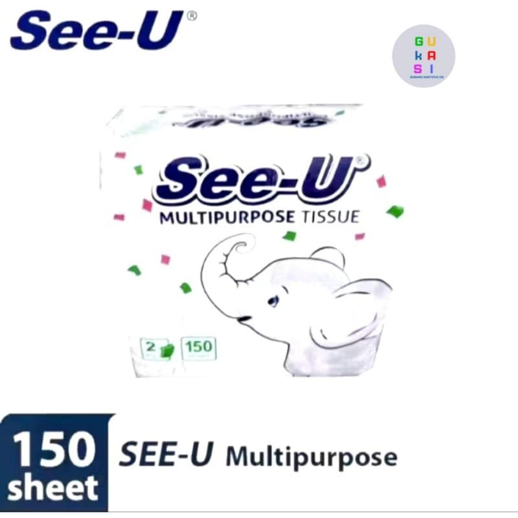 Tisu pop up Tissue See-u 150sheets multipurpose tissue pop up see-u 150sheets pop up tissue see u Ti