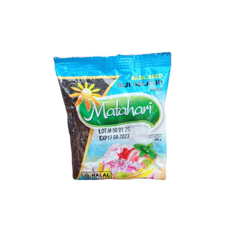 

Matahari Biji Selasih | Basil Seed (50gr)