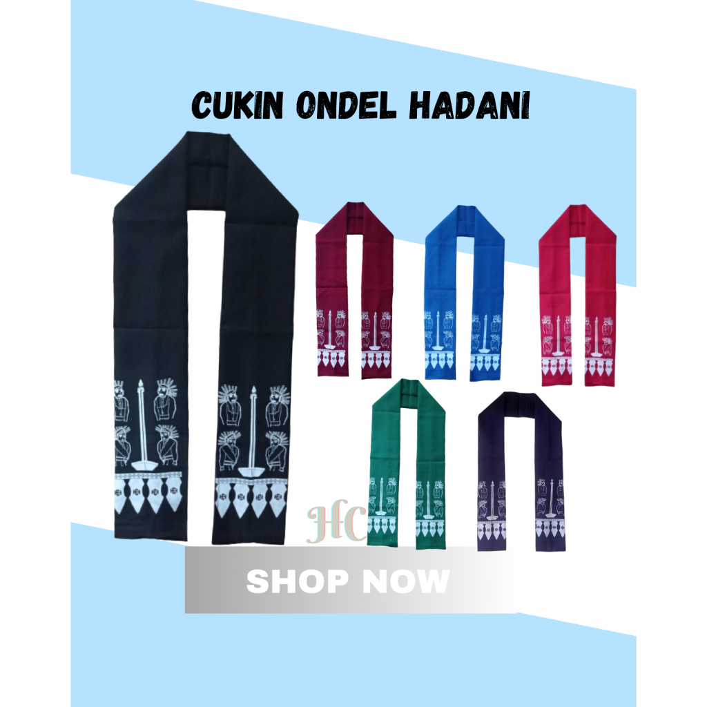 Selendang ondel cukin syall betawi / Cukin Betawi / Syall Betawi / Cukin Ondel