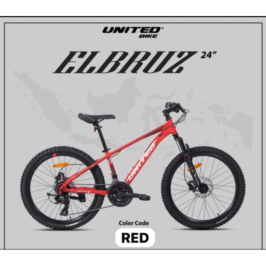 GOSEND Sepeda MTB 24 UNITED ELBRUZ