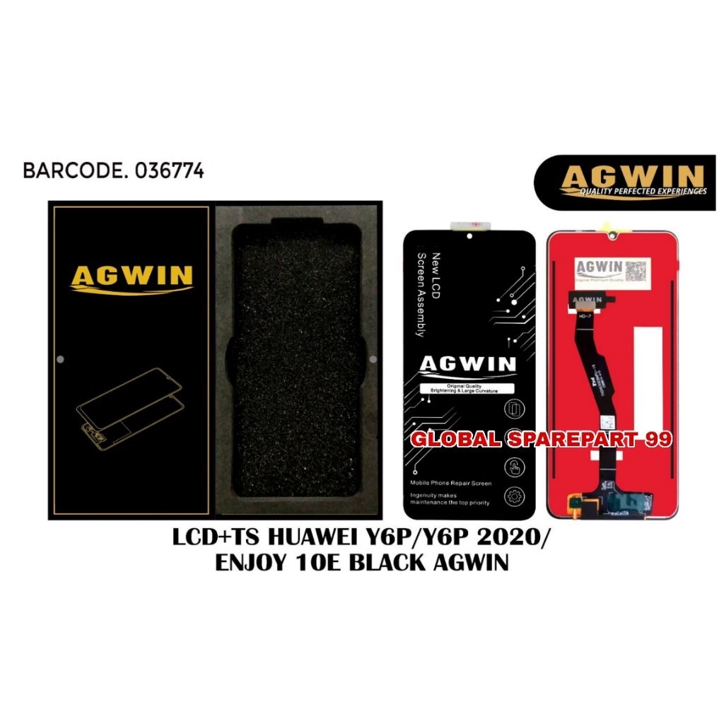 LCD HUAWEI Y6P / HUAWEI Y6P 2020 / HUAWEI ENJOY 10E AGWIN
