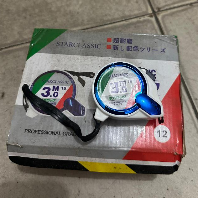 METERAN 3 METER / METERAN TUKANG BANGUNAN ROLL 3 METER / METERAN TUKANG BANGUNAN 3 METER