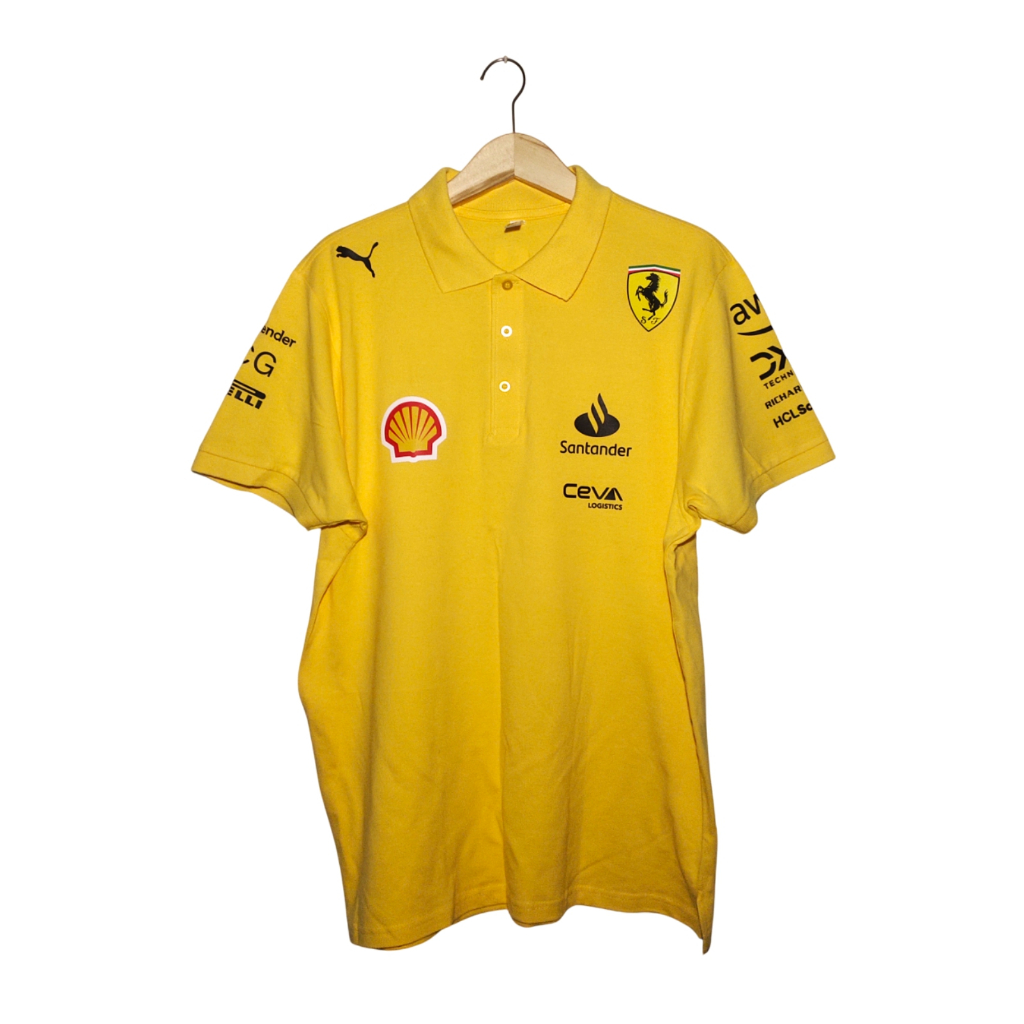Polo Shirt Ferrari F1 2025 Shell Import
