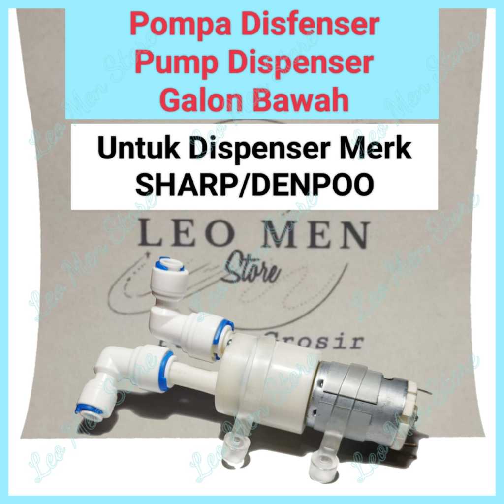 Mesin Pompa Disfenser Galon Bawah~Dinamo Pompa Dispenser Galon Bawah~Untuk Merk SHARP/DENPOO