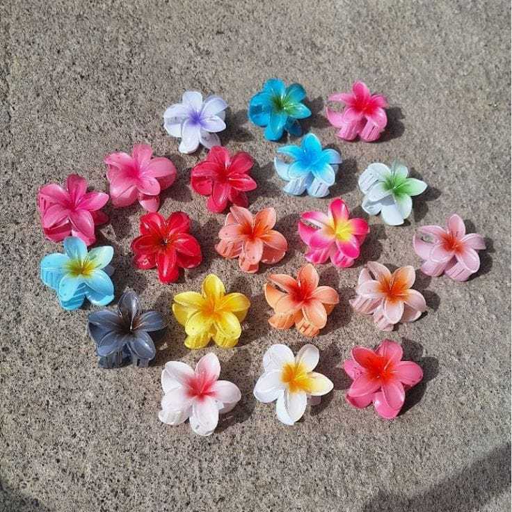 JEDAI KAMBOJA MINI 3CM / JEDAI RAMBUT KAMBOJA/ JEPIT RAMBUT KAMBOJA