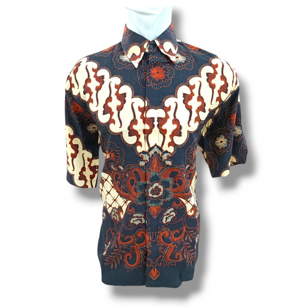 Hem batik semi-sutra doby