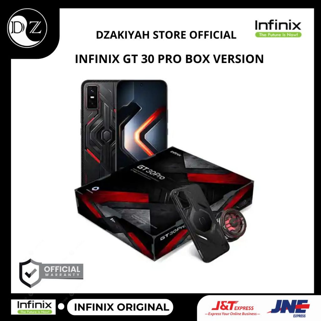 INFINIX GT 30 PRO 8/256GB BOX VERSION NEW GARANSI RESMI - GIFT BOX