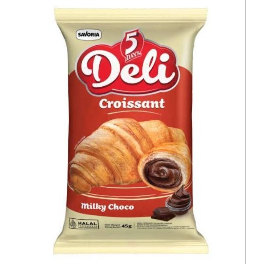 

5 DAYS Deli Croissant rasa milky choco