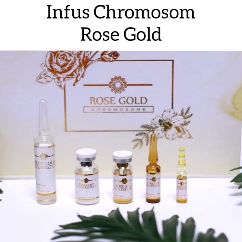 Ecer 2 SET Chromosome Rose Gold Original