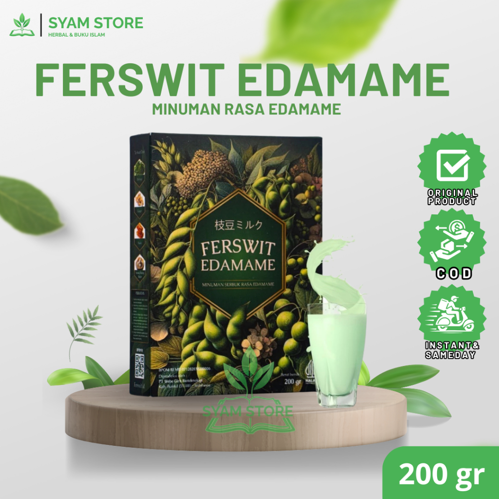 

Ferswit Edamame ORIGINAL Susu Penurun Kolesterol Dan Asam Urat Mengatasi Nyeri Sendi Tulang 200gr