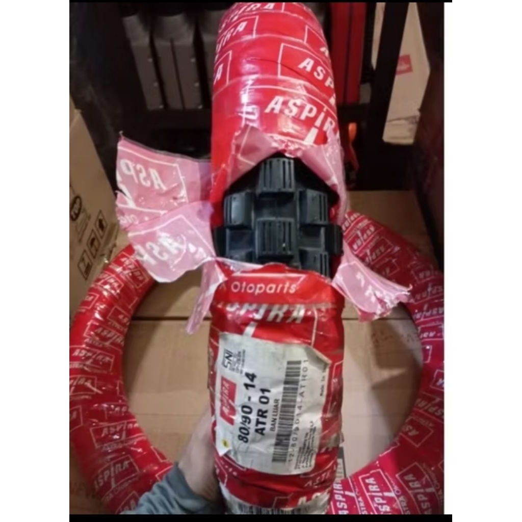 Aspira ban luar ATR01 tidak tubless batik tahu untuk motor matic Ring14