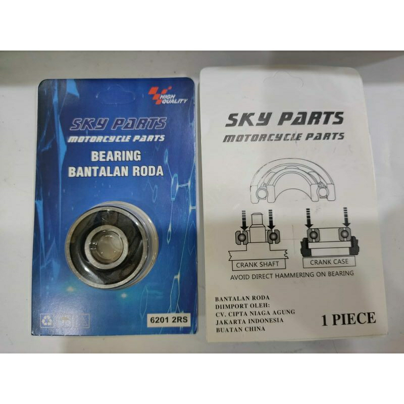 BEARING 6201-2RS/BANTALAN RODA 6201-2RS/BEARING RODA 6201-2RS