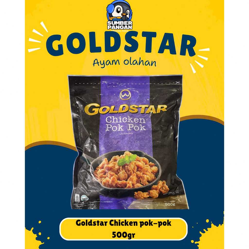 

Goldstar Chicken pok pok 500gr(ayam olahan)