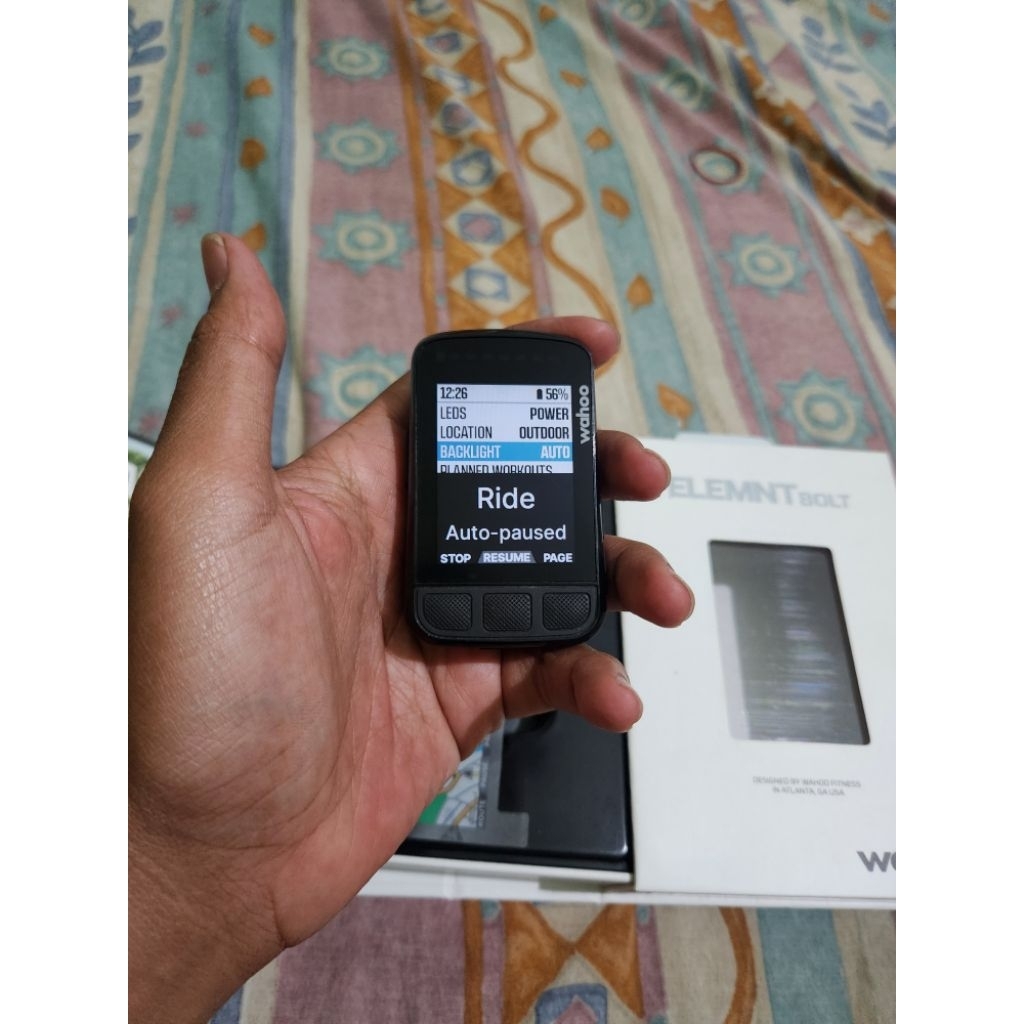 cyclocomp wahoo elemnt bolt v2 like new