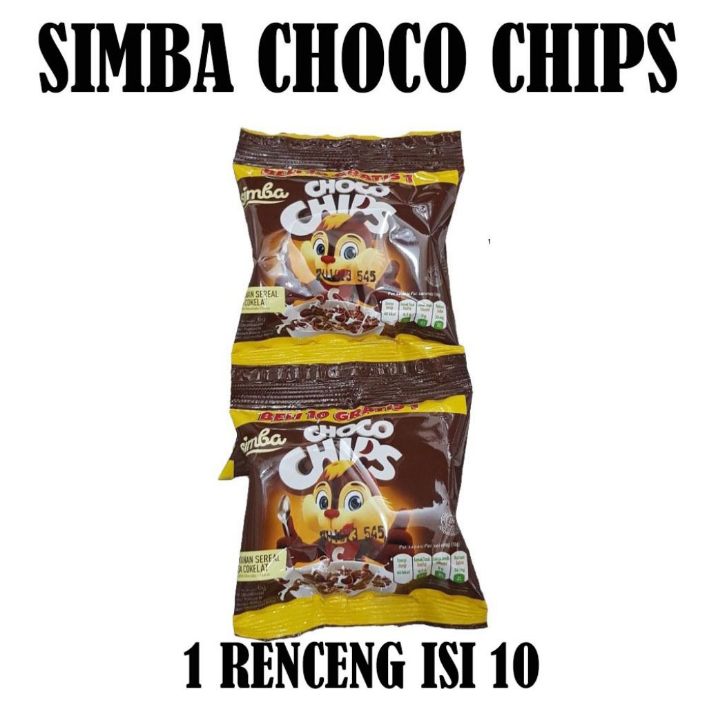 

Simba ChocoChips 6gr isi 10pcs