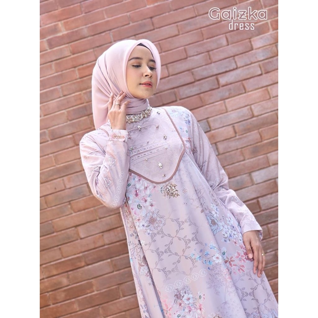 GAIZKA DRESS / GAMIS PESTA WANITA / DRESS MEWAH ORI BY MAREVI (HANYA SIZE STANDAR)