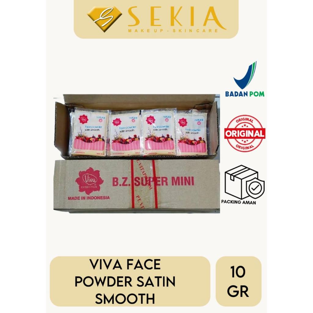 (1BOX) Viva Bedak Tabur / Face Powder Satin Smooth Zak Sachet Refill Bedak Tabur No.4