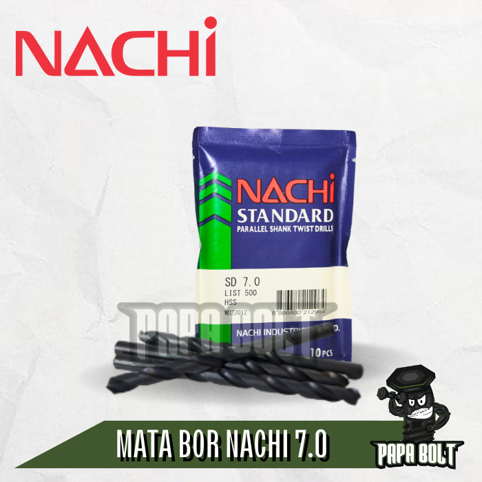 NACHI Mata Bor Besi HSS 7 MM / Matabor Besi 7MM
