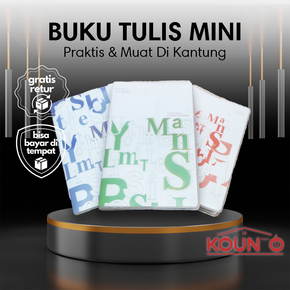 

Notebook Mini Buku Tulis Mini Serbaguna Anti Ribet Travel Size Buku Buku Tulis Mini Stylish Simpel